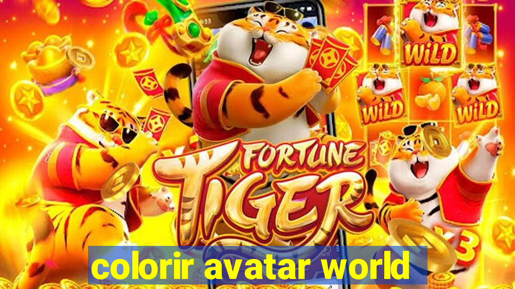 colorir avatar world